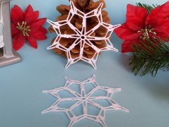 Háčkovaná velká šiška s kraječkou