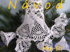 Háčkovaná velká šiška s kraječkou