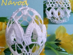 Háčkovaná velká šiška s kraječkou