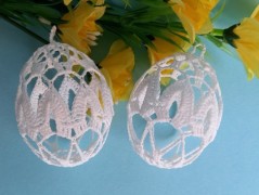 Háčkovaná velká šiška s kraječkou