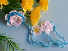 Háčkovaná velká šiška s kraječkou