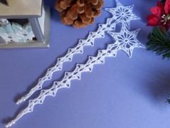 Háčkovaná velká šiška s kraječkou