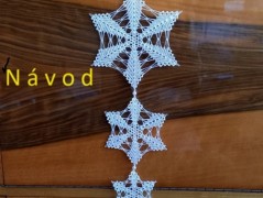 Háčkovaná velká šiška s kraječkou