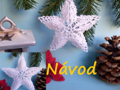 Háčkovaná velká šiška s kraječkou