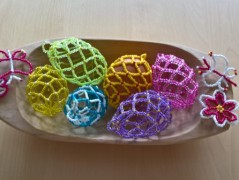 vajičko - závěs z korálků