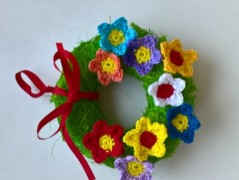 vajičko - závěs z korálků