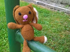 vajičko - závěs z korálků