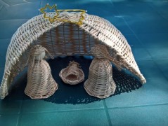 vajičko - závěs z korálků