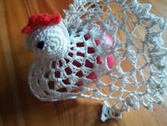 vajičko - závěs z korálků