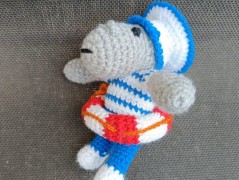 vajičko - závěs z korálků