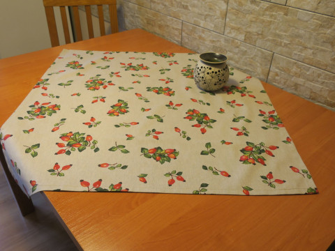 Čtvercový ubrus - Šípky bavlna ubrus běhoun proužek bavlněné ubrusy běhouny 