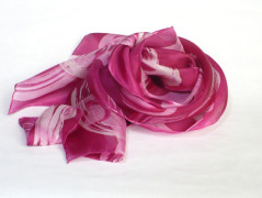 Hedvábný šátek Violet.