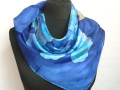 Hedvábný šátek Royal Blue.