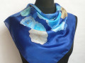 Hedvábný šátek Royal Blue.