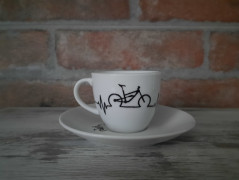 Espresso šálka Bike Pulz