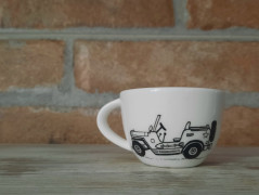 Espresso šálka Bike Pulz