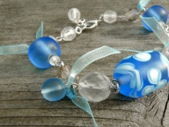 Náušnice s malinovými růžemi