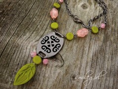 Náušnice s malinovými růžemi