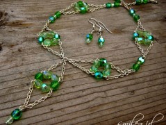 Náušnice s malinovými růžemi