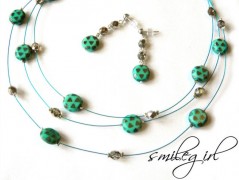 Náušnice s malinovými růžemi