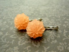 Náušnice s malinovými růžemi