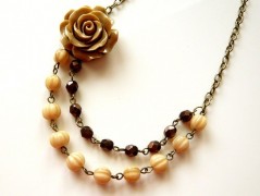 Náušnice s malinovými růžemi