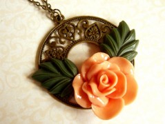 Náušnice s malinovými růžemi