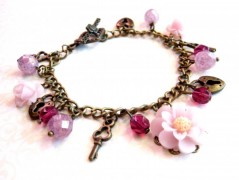 Náušnice s malinovými růžemi