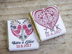 Čokoládky DUO Stopa v srdci