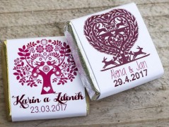 Čokoládky DUO Stopa v srdci