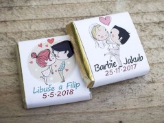 Čokoládky DUO Stopa v srdci