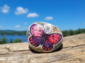 Magic butterfly - malovaný kámen