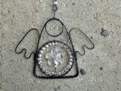 Andělíček dřevěný