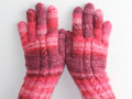 Rukavice pletené ručně Jahůdky