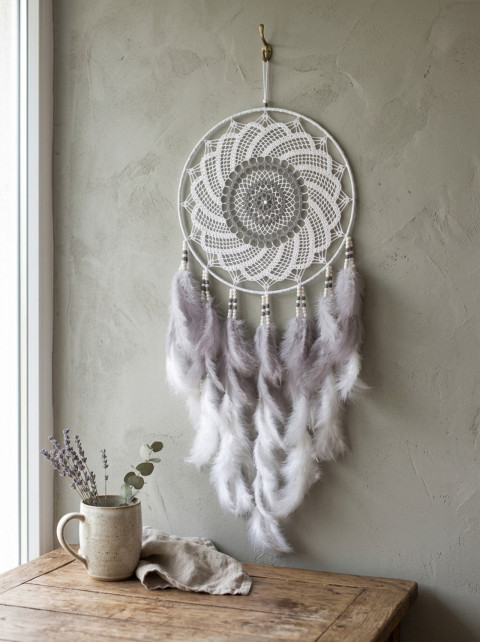 Lapač zlých snů  35 x 95 cm indián indiánský nad postel strážce boho dream lapač dreamcatcher lapač snů do ložnice 