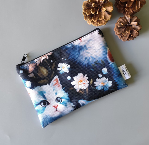 Kapsička na drobnosti - s kočkami taštička kapsička pouzdro na drobnosti 