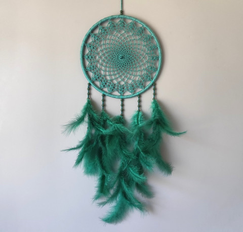 Lapač zlých snů 24 x 65 cm indián indiánský nad postel strážce boho dream lapač dreamcatcher lapač snů do ložnice 