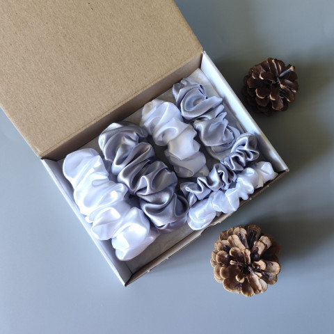 Scrunchie - dárková sada IX. spona sponka sponky do vlasů spony scrunchies scrunchie 