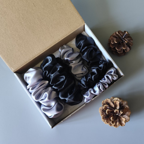 Scrunchie - dárková sada X. spona sponka sponky do vlasů spony scrunchies scrunchie 