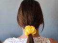 Dárkové - 4 scrunchies L ve žluté