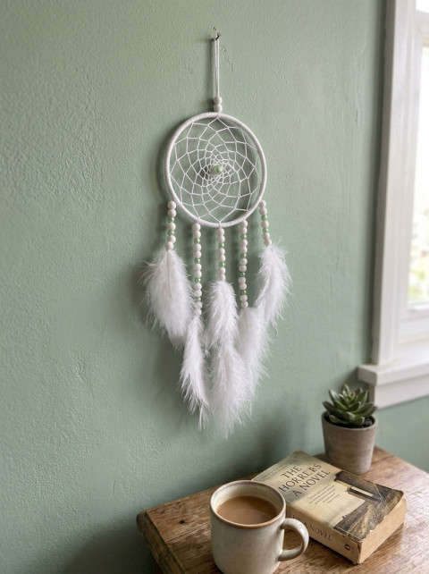 Lapač snů 10 x 35 cm indián indiánský nad postel strážce boho dream lapač dreamcatcher lapač snů do ložnice 