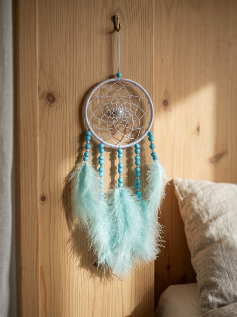 Lapač snů 10 x 35 cm indián indiánský nad postel strážce boho dream lapač dreamcatcher lapač snů do ložnice 