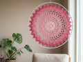 Mandala Růžová - průměr 45 cm