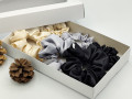 Dárková sada šedá - 6 scrunchies