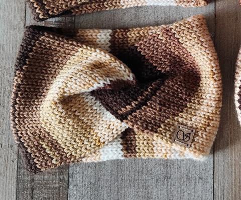 Pletená čelenka VIII. zima podzim pletené čelenka pletená čelenky na zimu na podzim 