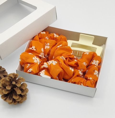 Scrunchie - dárkový box XXV. spona sponka sponky do vlasů spony scrunchies scrunchie 