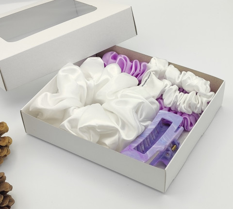 Scrunchie - dárkový box VII. spona sponka sponky do vlasů spony scrunchies scrunchie 