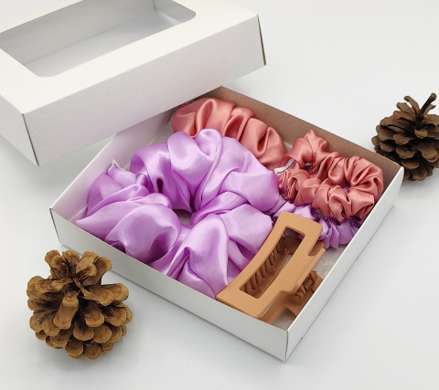 Scrunchie - dárkový box XXIX. spona sponka sponky do vlasů spony scrunchies scrunchie 