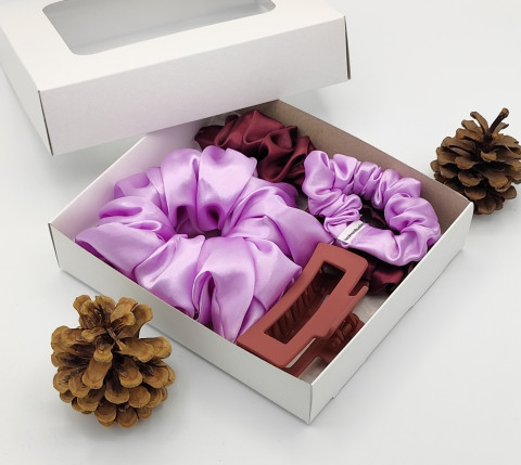 Scrunchie - dárkový box XXX. spona sponka sponky do vlasů spony scrunchies scrunchie 