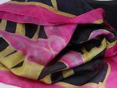 Hedvábná kravata Tropická džungle